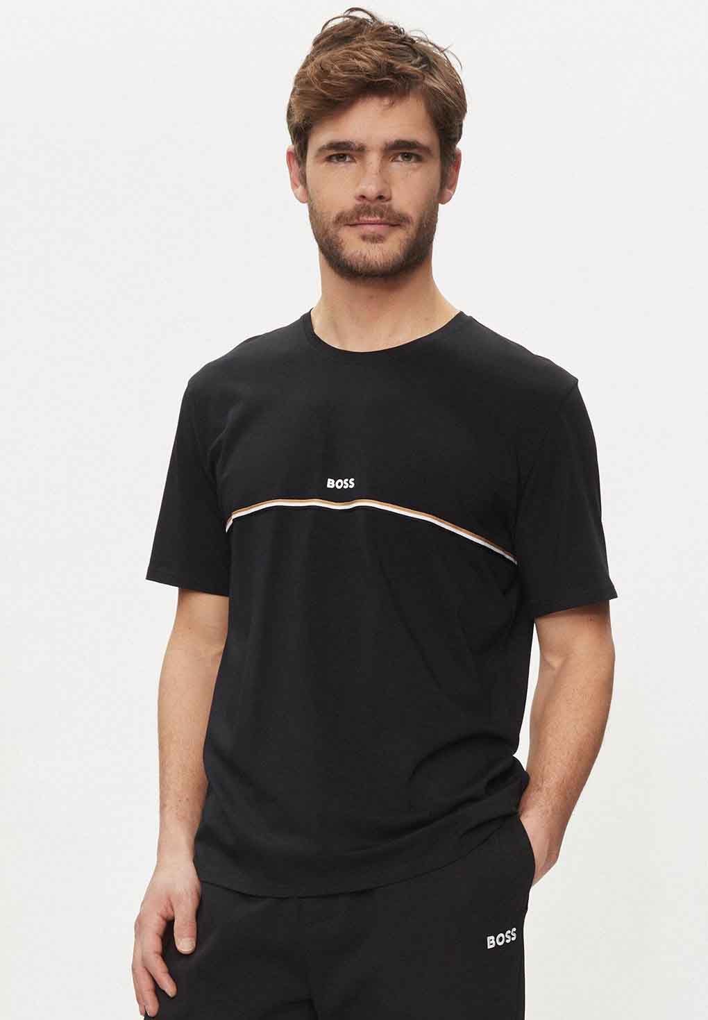 Hugo Boss Signature Stripes and Logo T-shirt Rabat