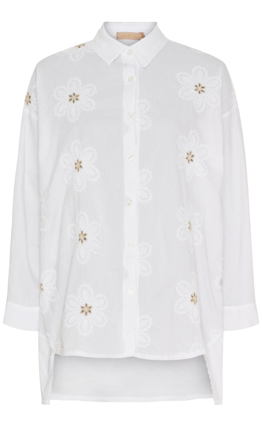 Marta Du Chateau Skjorte - Marthe - White Udsalg