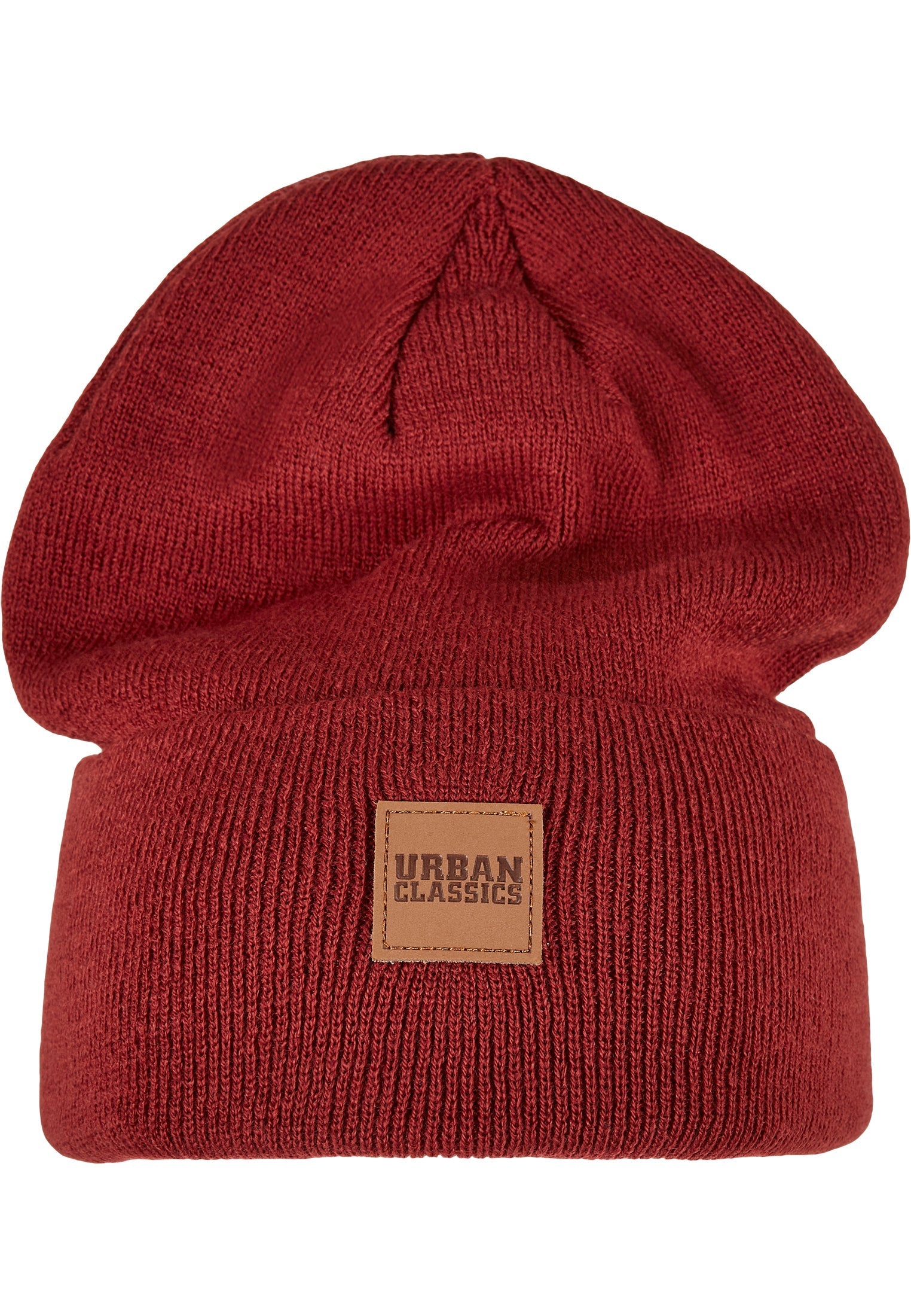 Urban Classics Leatherpatch Long Beanie