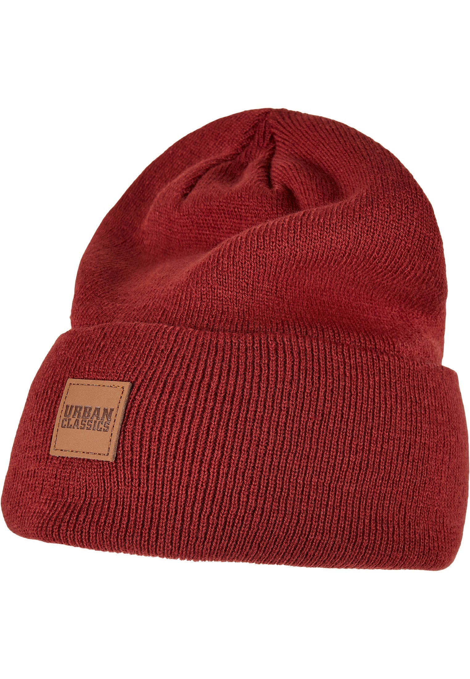 Urban Classics Leatherpatch Long Beanie