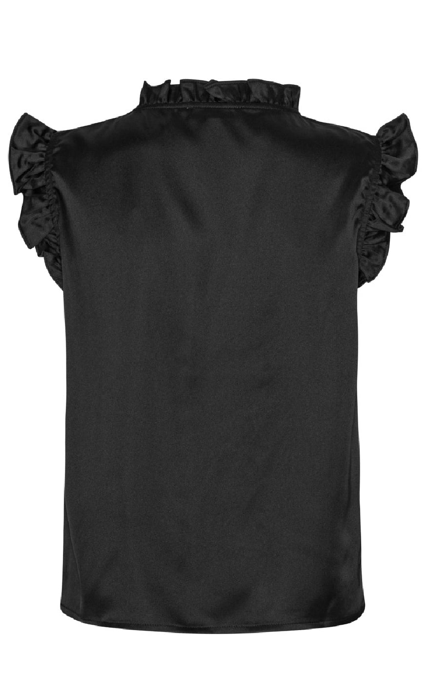 Continue Bluse - Lilly Satin - Black