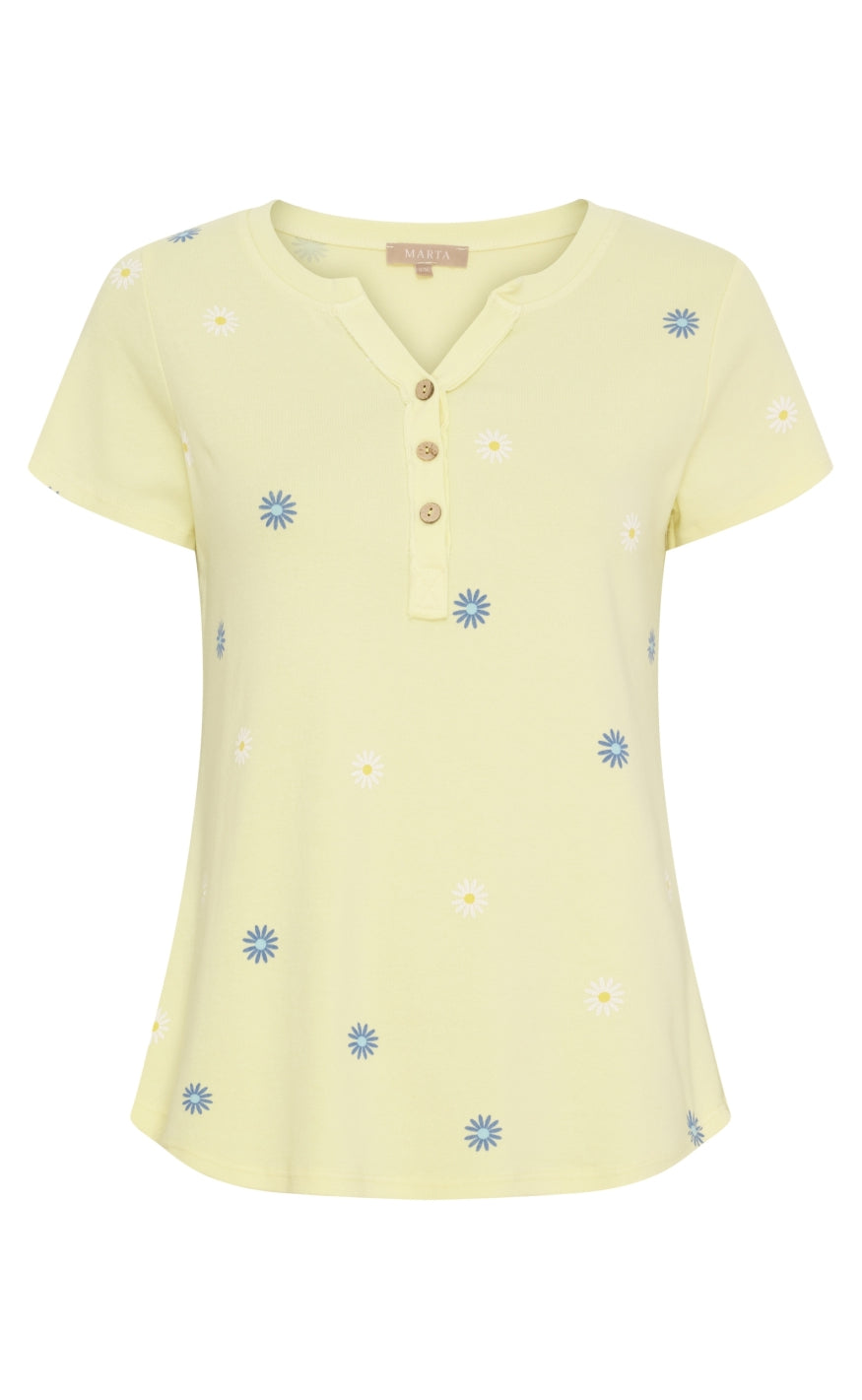 Marta Du Chateau T-Shirt - Cecilie - Giallo