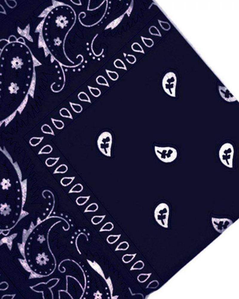 Paisley Bandana Navy