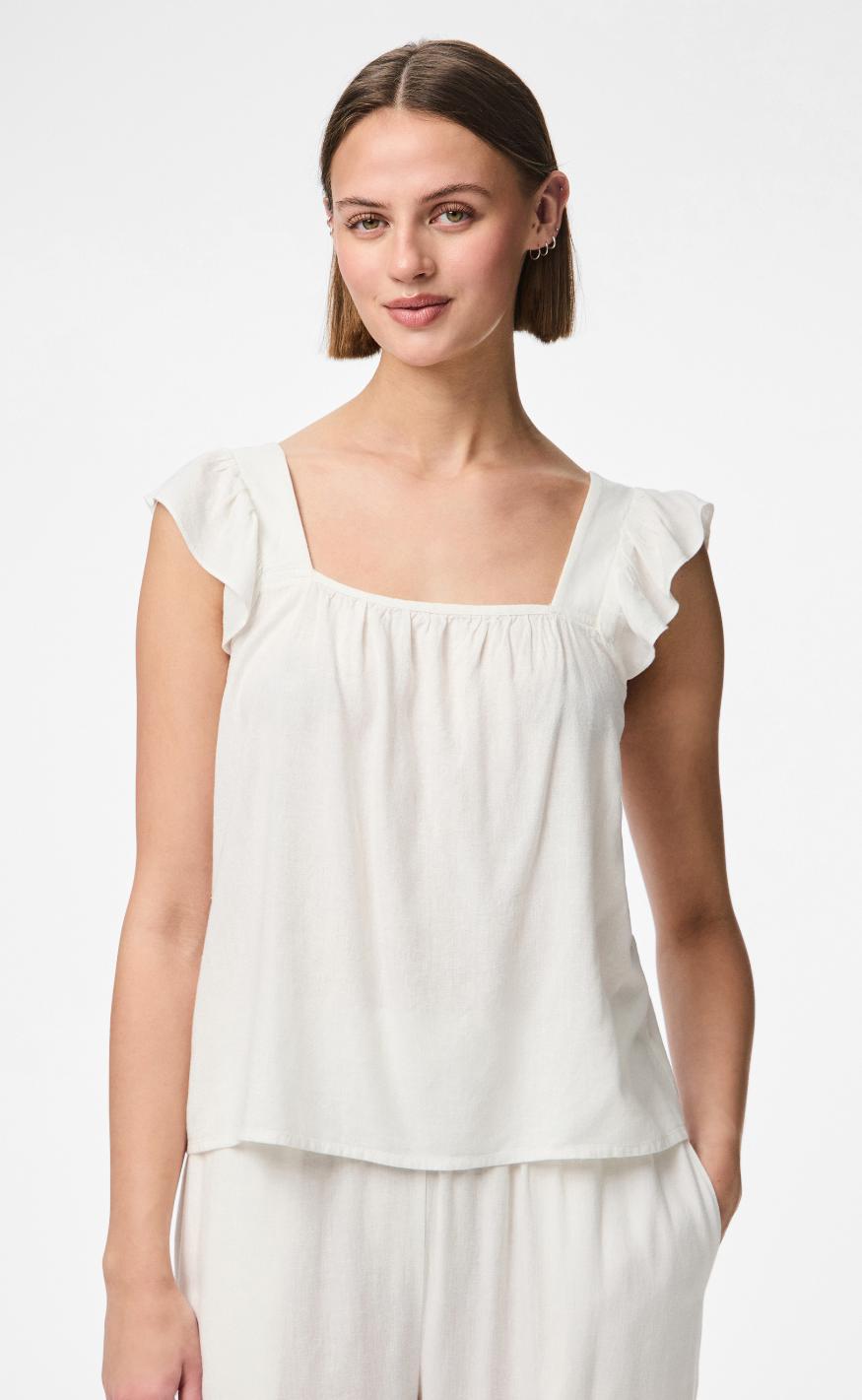 Pieces Top - Pia - Bright White Mode