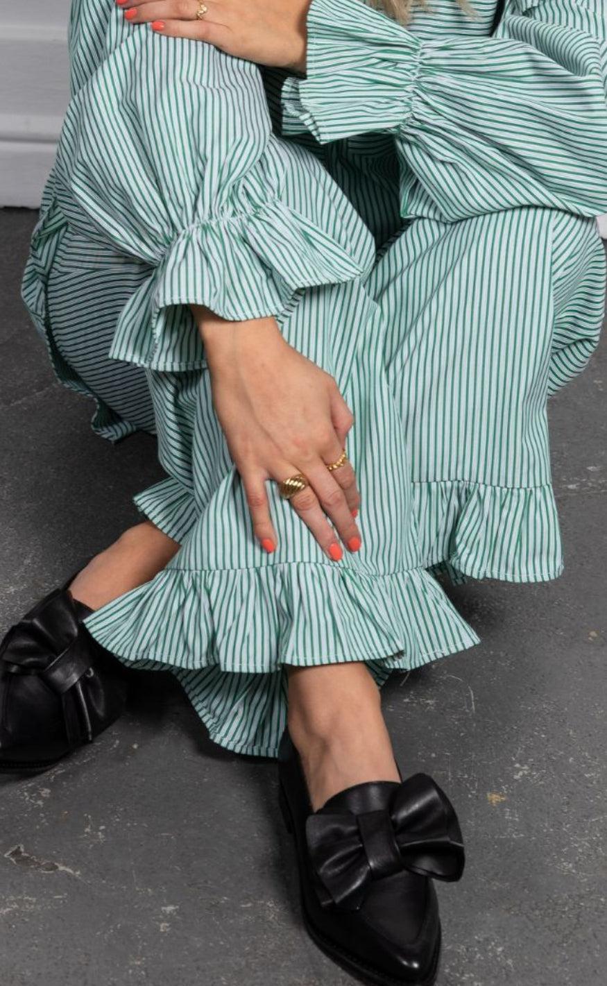 Stories From The Atelier Bukser - Ocean Vibes - Green på udsalg