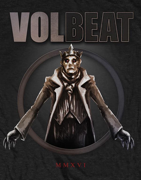 Volbeat King of the beast T-Shirt Online Hot Salg