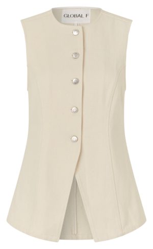 Global Funk Vest - Gibella - Ecru