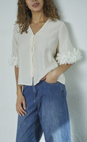 Love & Divine Skjorte - Love1375 - Cream