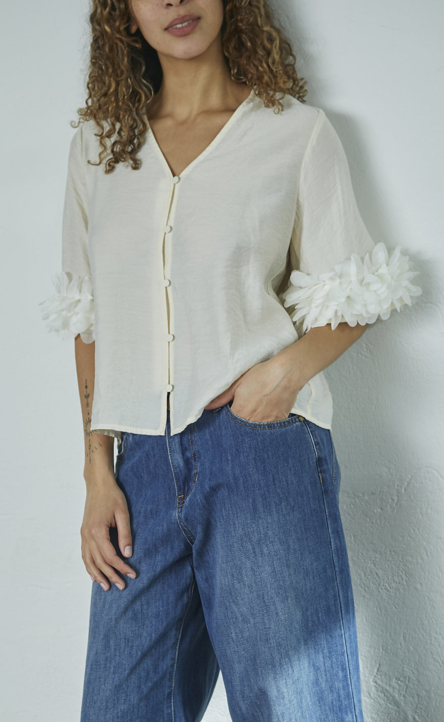 Love & Divine Skjorte - Love1375 - Cream