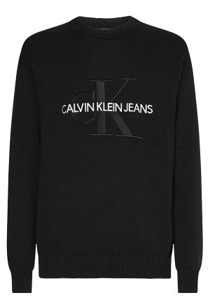 Calvin Klein Jeans Relaxed Cotton Monogram Jumper