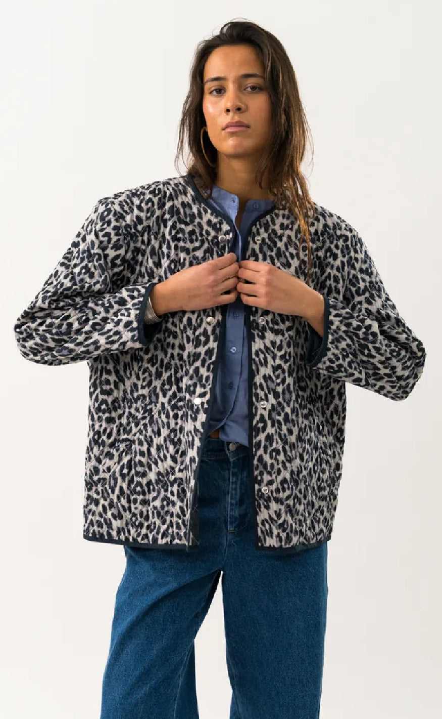 Lollys Laundry Jakke - Lily - Leopard Print