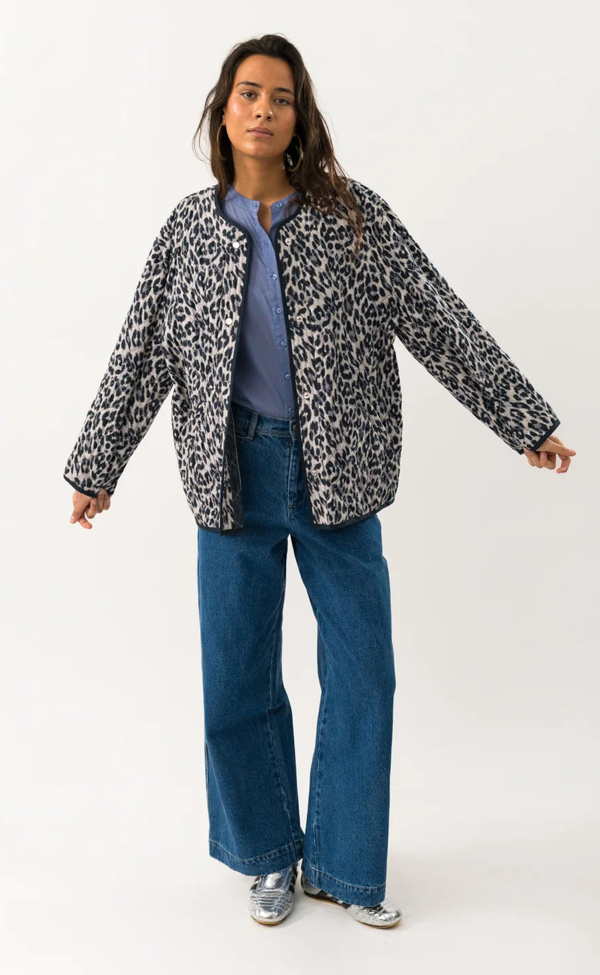 Lollys Laundry Jakke - Lily - Leopard Print