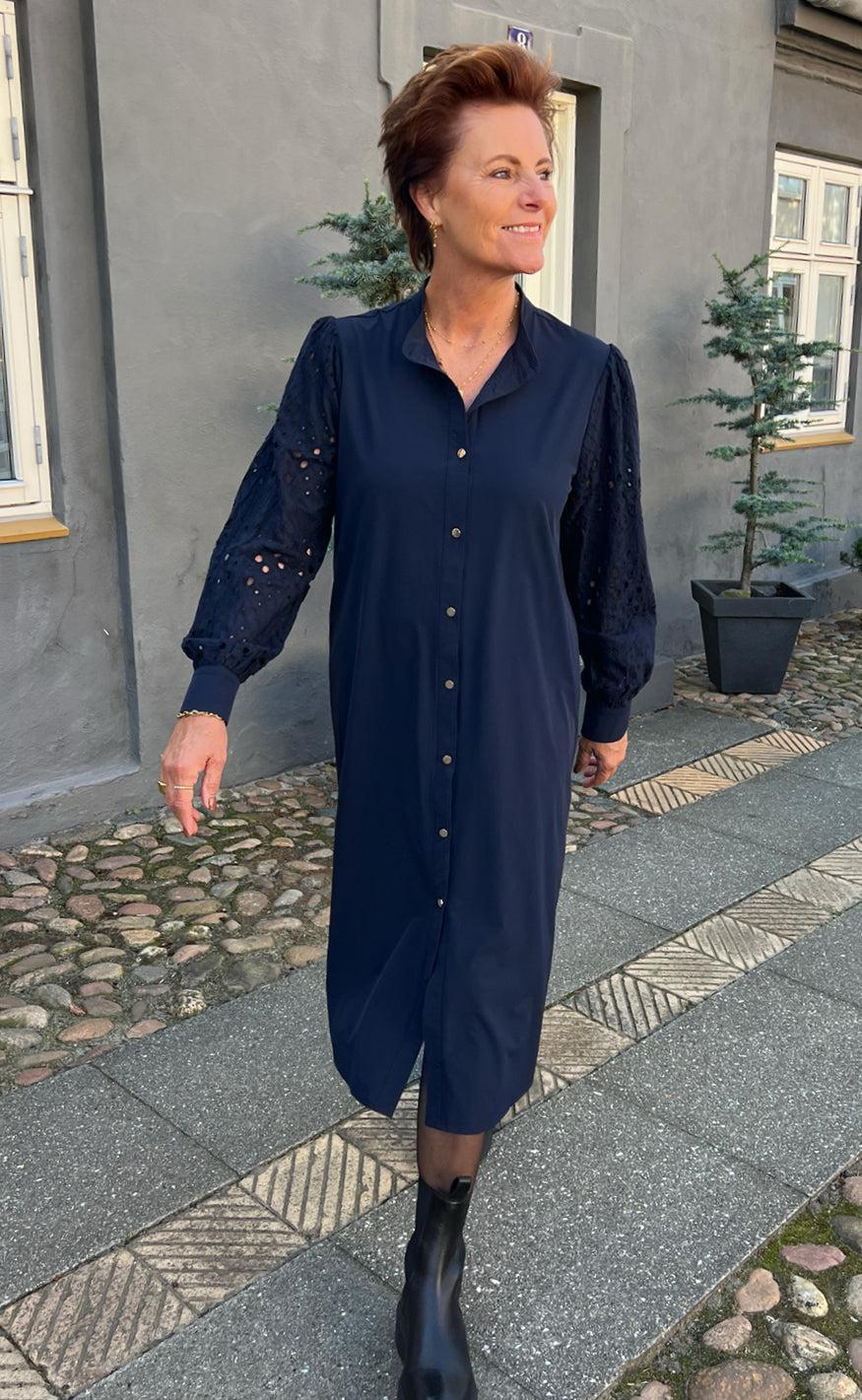 Say INA Copenhagen Kjole - Demi - Navy Blue