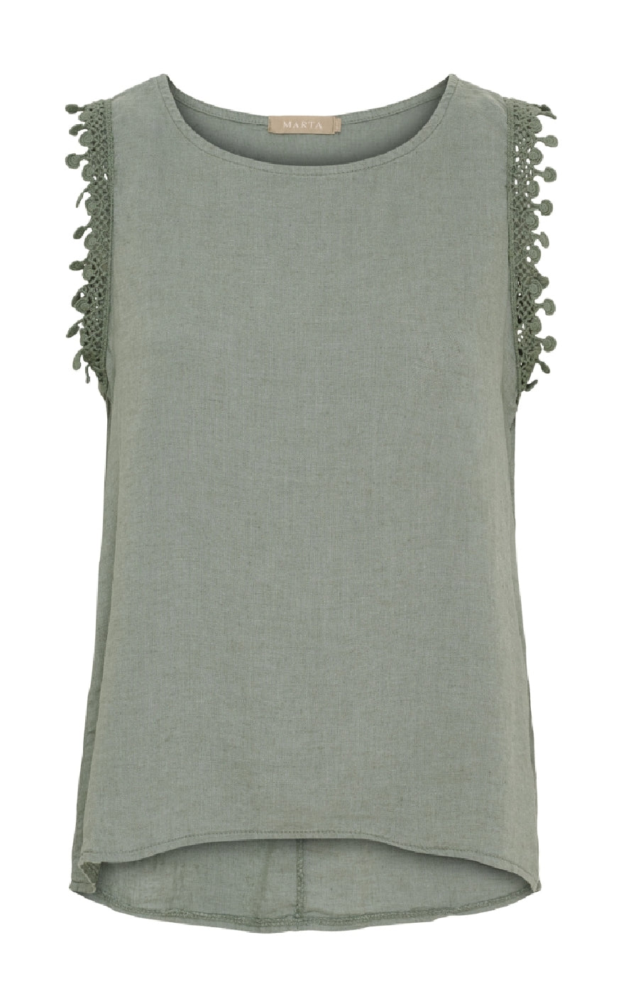 Marta Du Chateau Top - Holly - Military