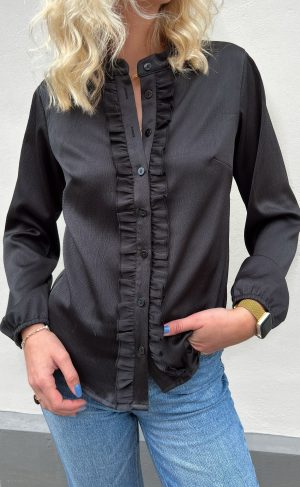 Say INA Copenhagen Skjorte - Florina - Shiny Black