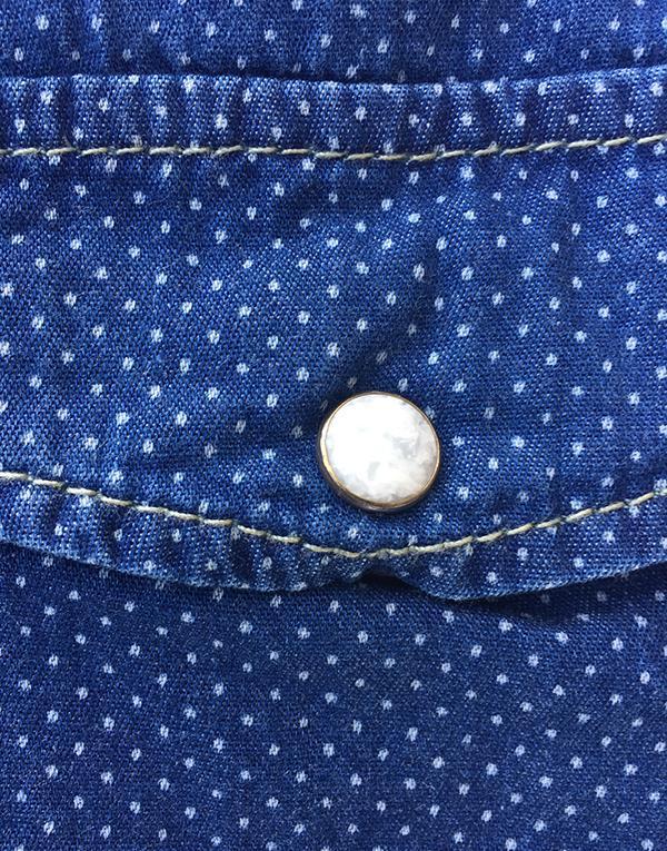 Super Ego S/S Denim spotted Shirt