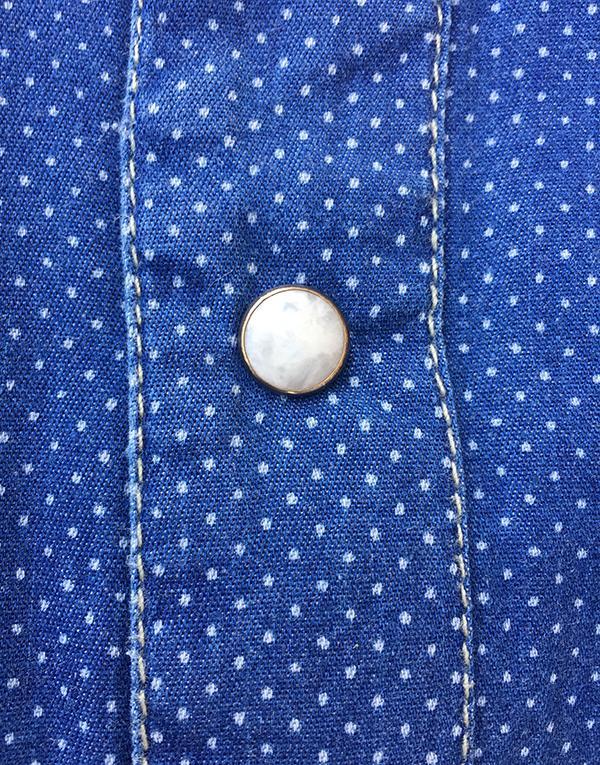 Super Ego S/S Denim spotted Shirt