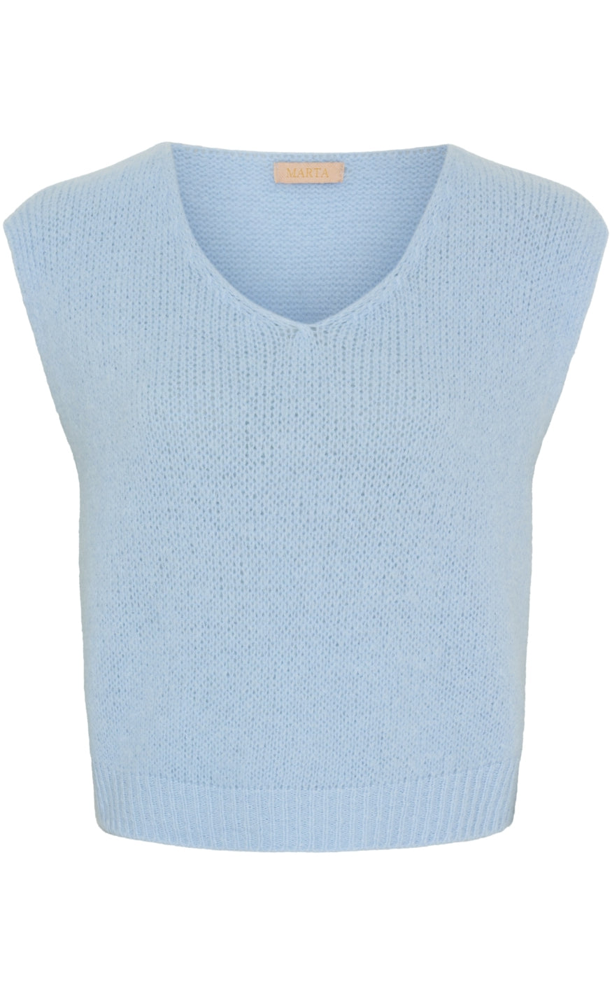 Marta Du Chateau Vest - Marlene - Sky