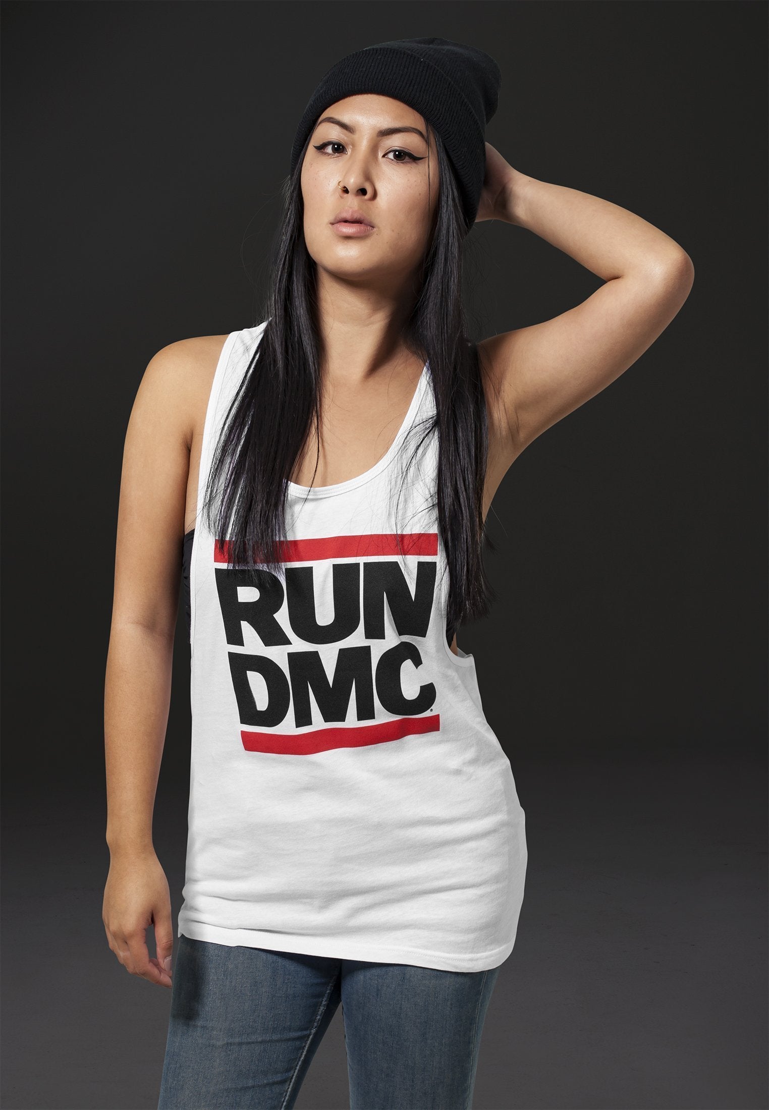 Mister Tee Ladies Run DMC Logo Tank Online