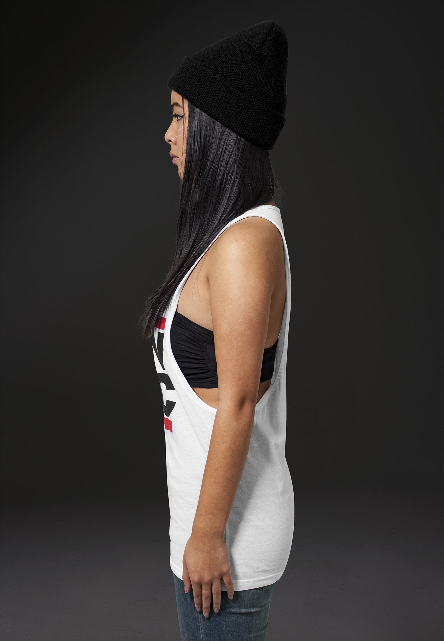 Mister Tee Ladies Run DMC Logo Tank Online