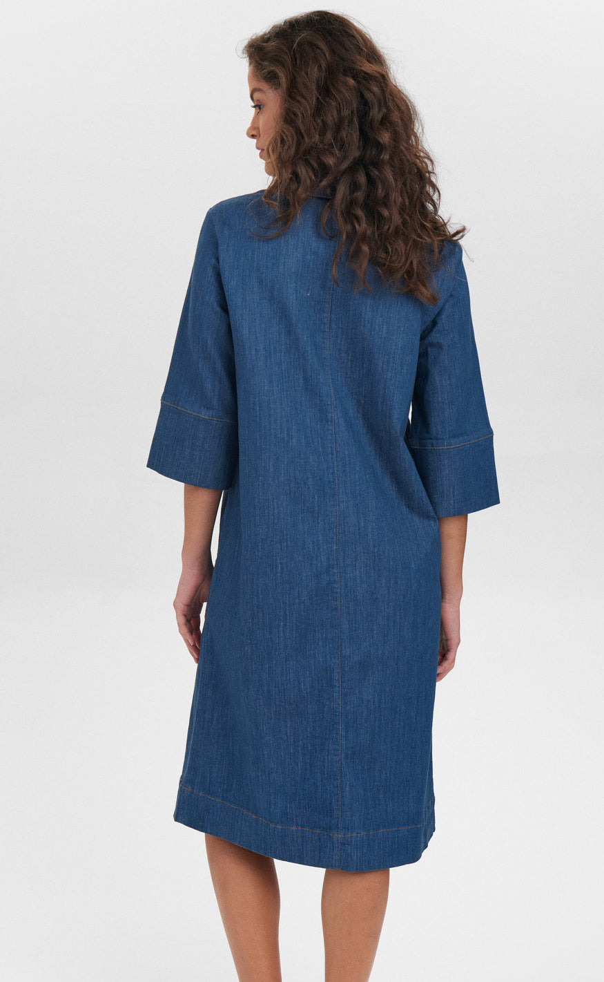 Nümph Kjole - Izzas - Medium Blue Denim