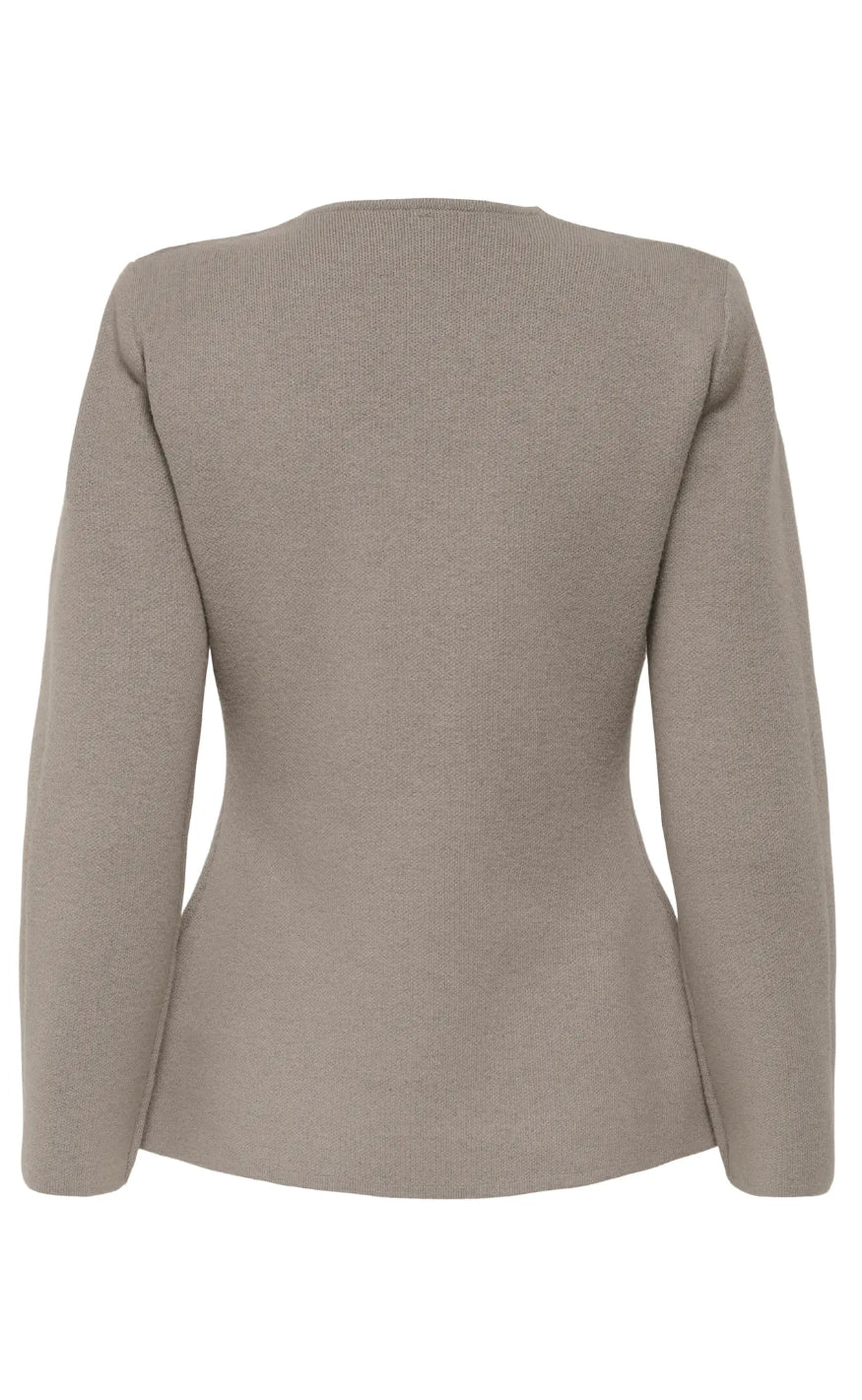 ONLY Cardigan - Myera Life - Moon Rock/Melange Rabat