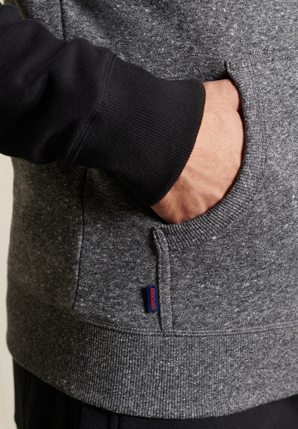 SuperDry Vintage Logo Embroidery Baseball Hoodie Online