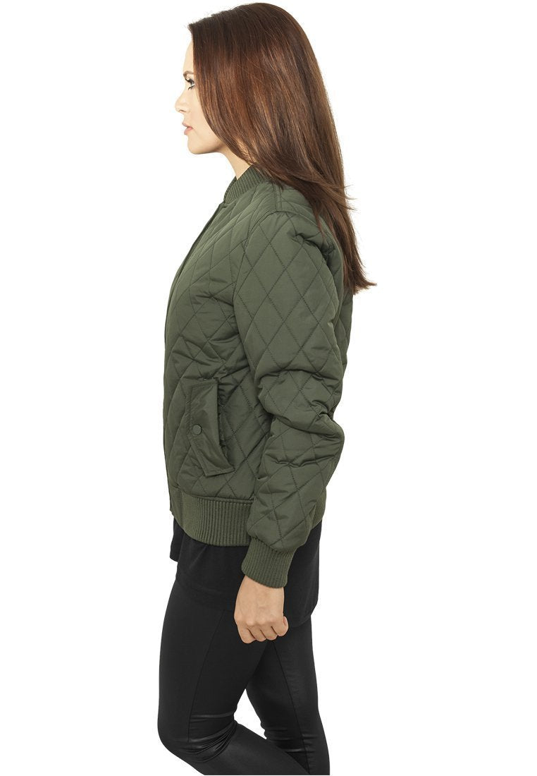 Urban Classics Ladies Diamond Quilt Nylon Jacket