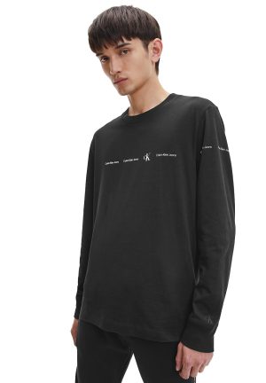 Calvin Klein Jeans Repeat Logo Long Sleeve T-Shirt
