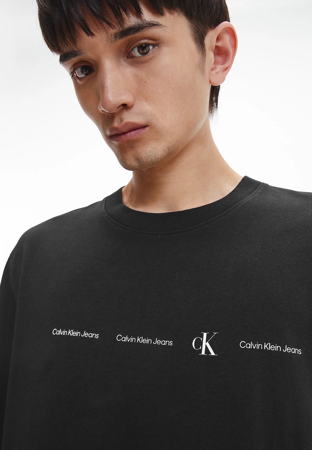 Calvin Klein Jeans Repeat Logo Long Sleeve T-Shirt