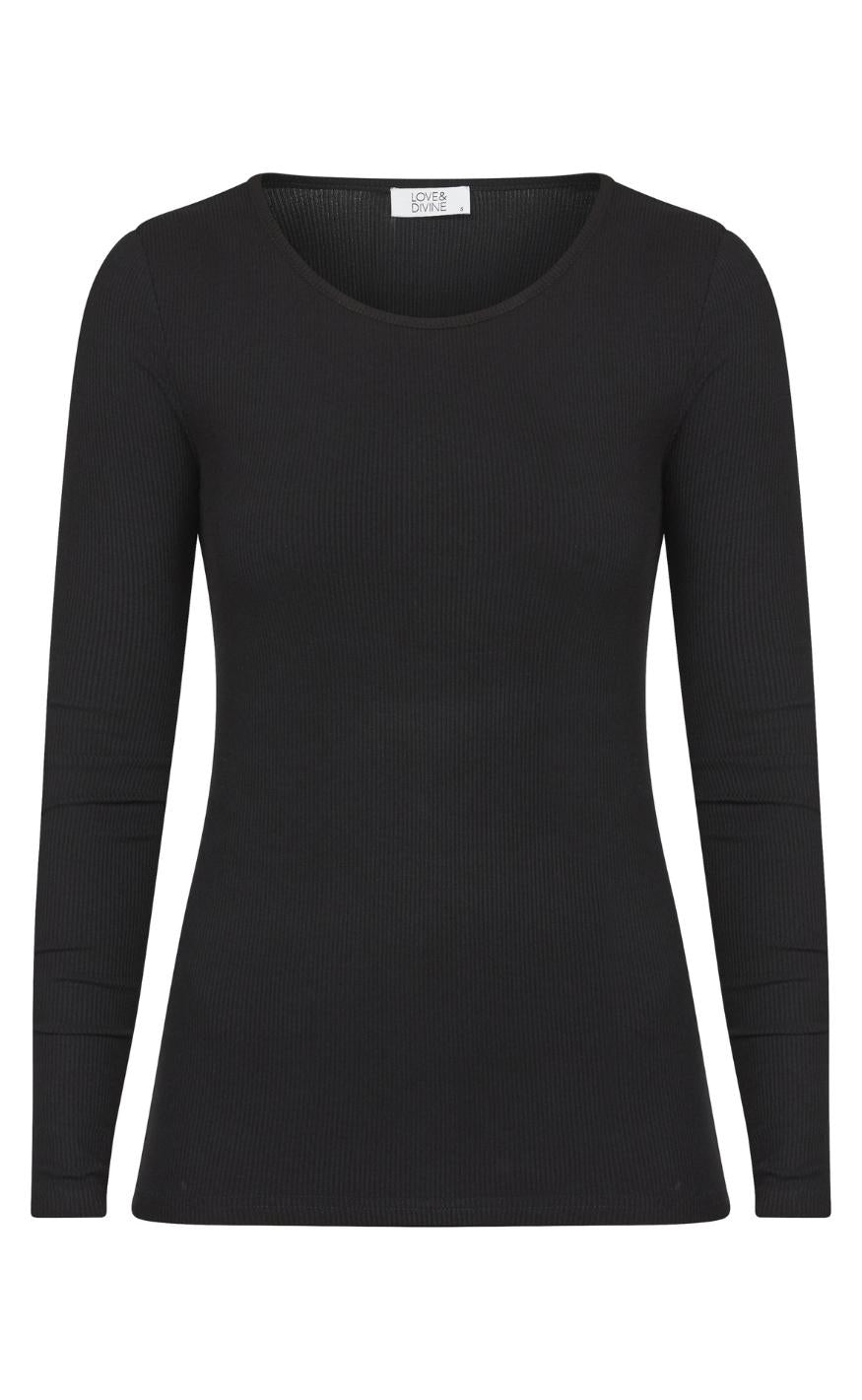 Love & Divine Bluse - Love1215 - Black