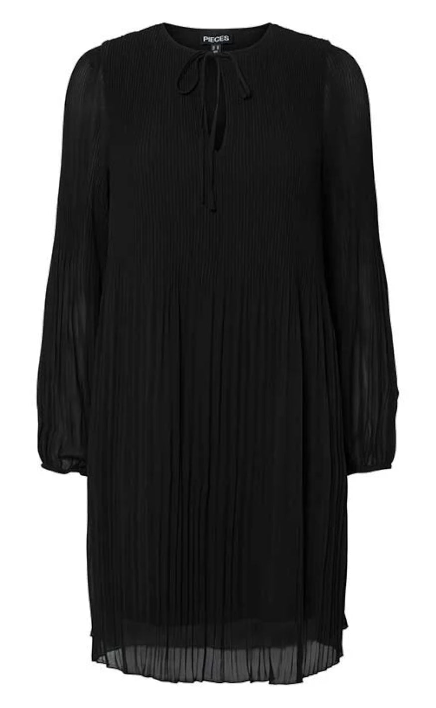Pieces Kjole - Naomie O-Neck Short - Black