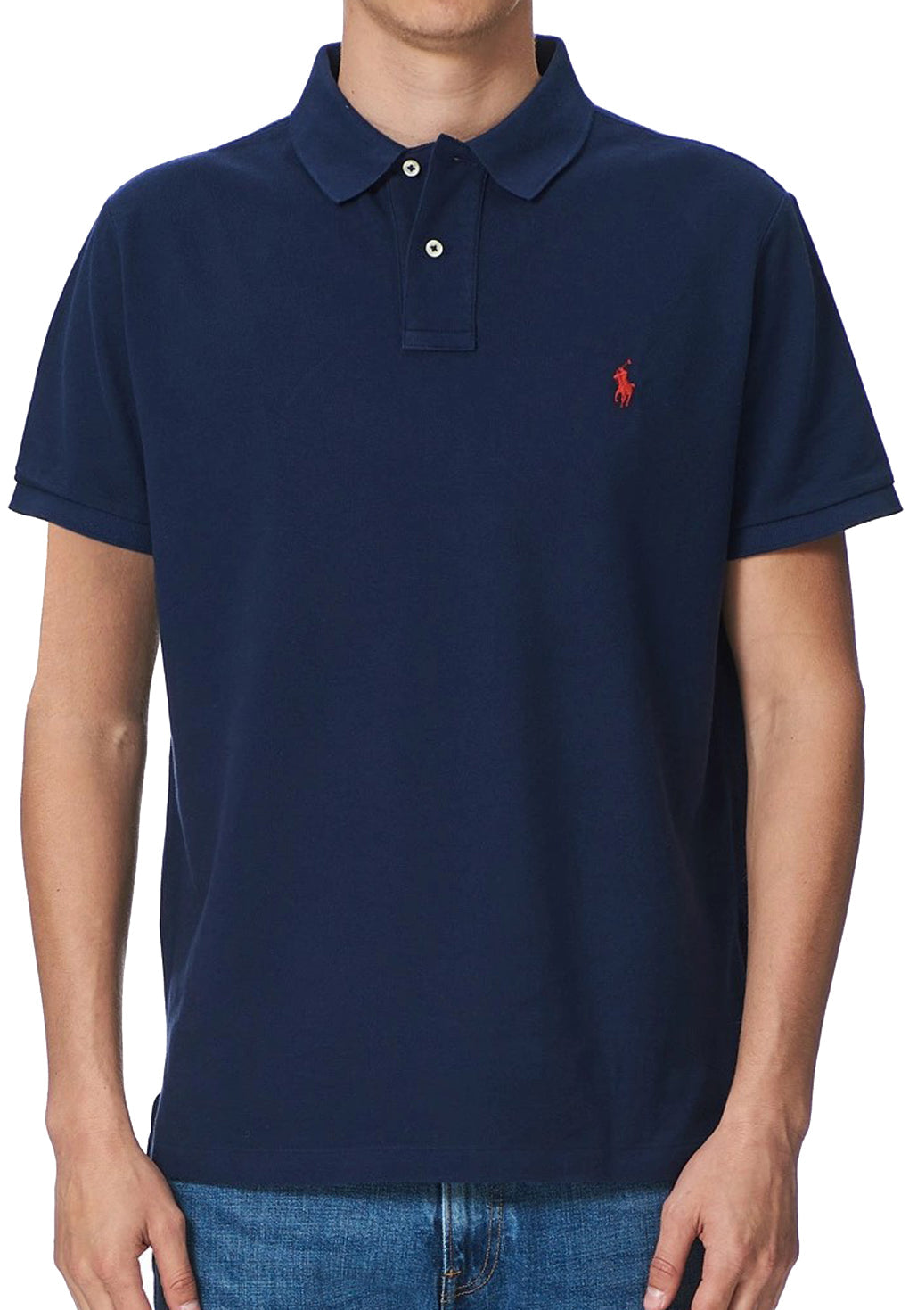 Polo Ralph Lauren Custom Slim Fit Mesh Polo