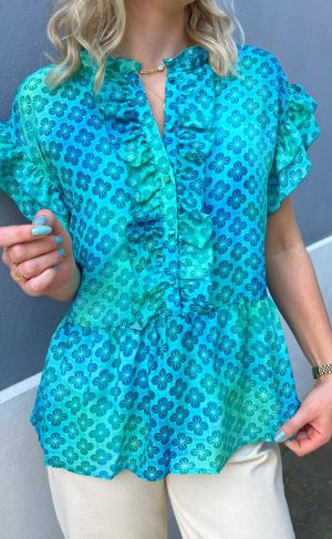 Say INA Copenhagen Top - Freya - Aqua Online