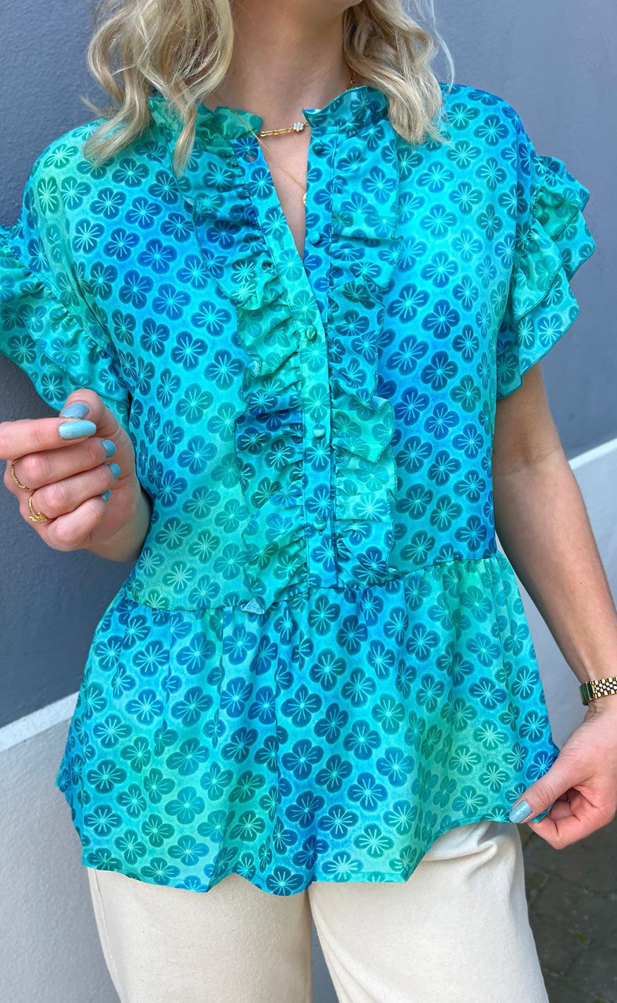 Say INA Copenhagen Top - Freya - Aqua Online