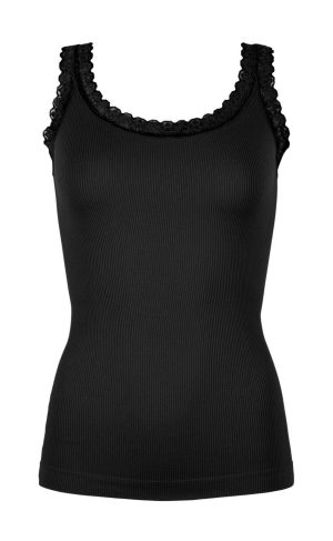 Tim & Simonsen Top - Frida Rib - Black