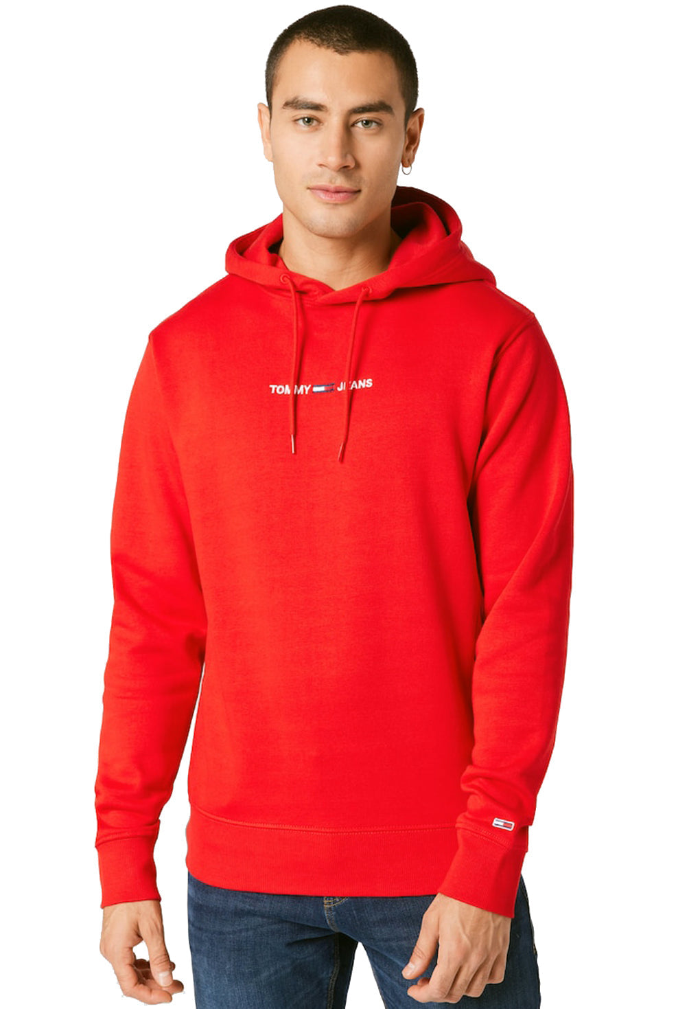 Tommy Hilfiger Jeans TJM Linear Logo Hoodie på udsalg