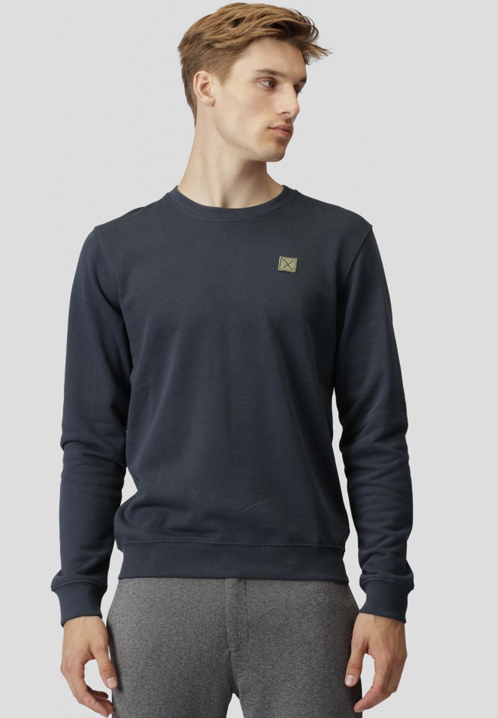 Clean Cut Basic Organic Crew Hot på udsalg
