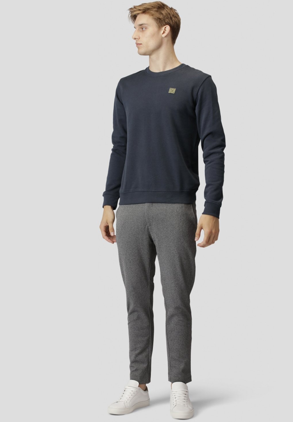 Clean Cut Basic Organic Crew Hot på udsalg