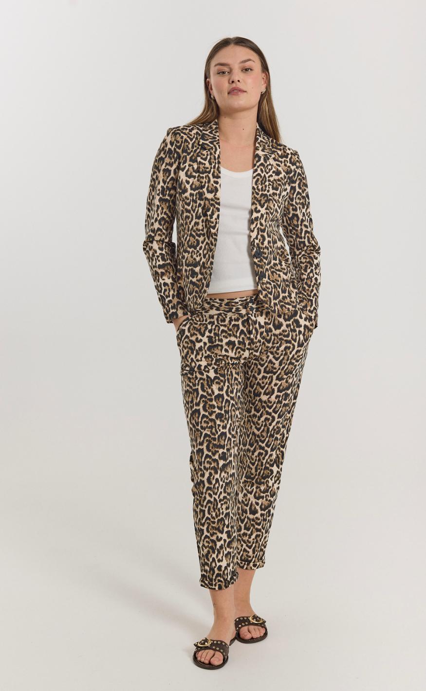 Freequent Jakke - Nanni - Rainy Day w. Silver Mink Online