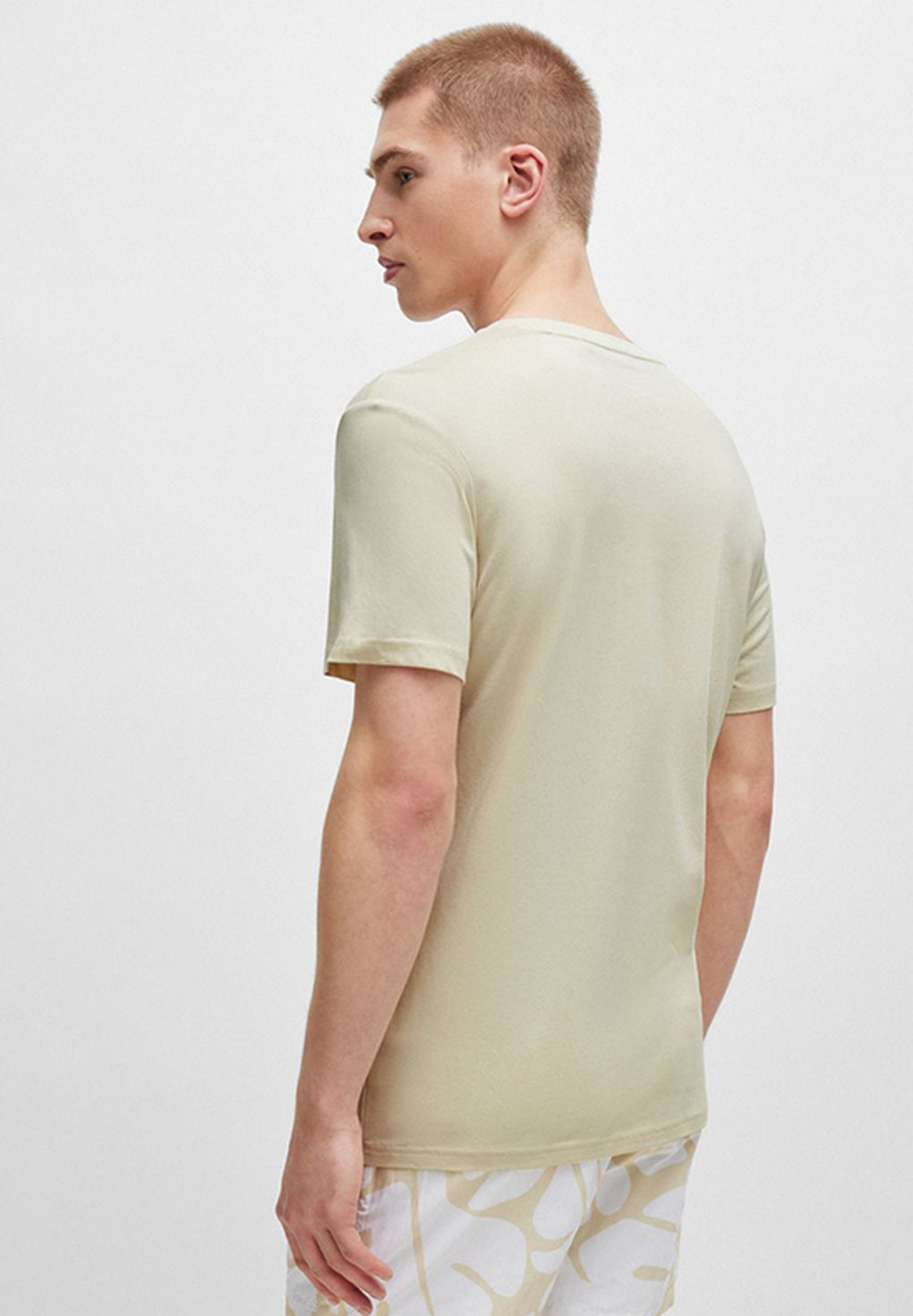Hugo Boss Large Logo RN T-shirt Hot på udsalg