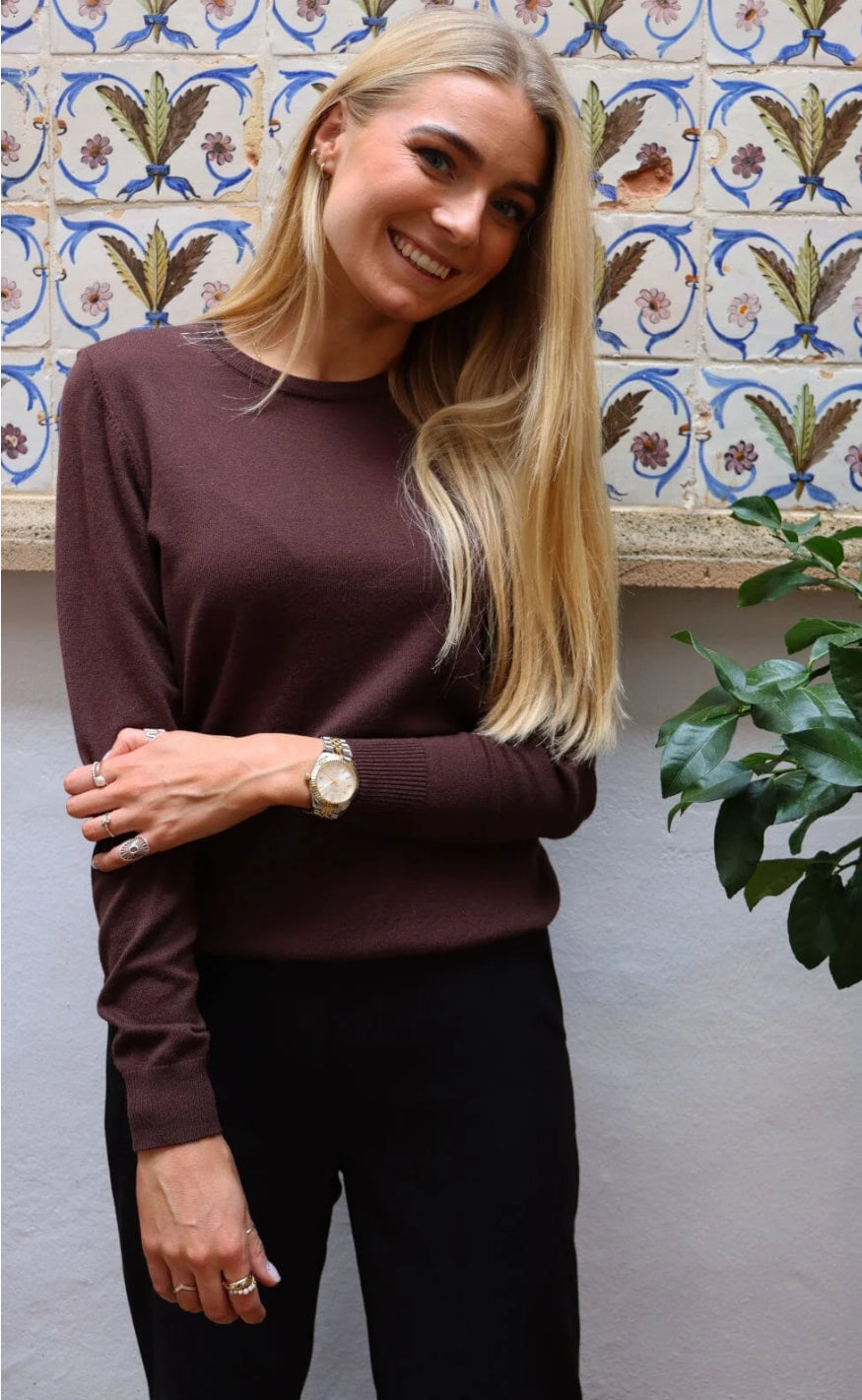 Liberte Bluse - Vivi - Brown