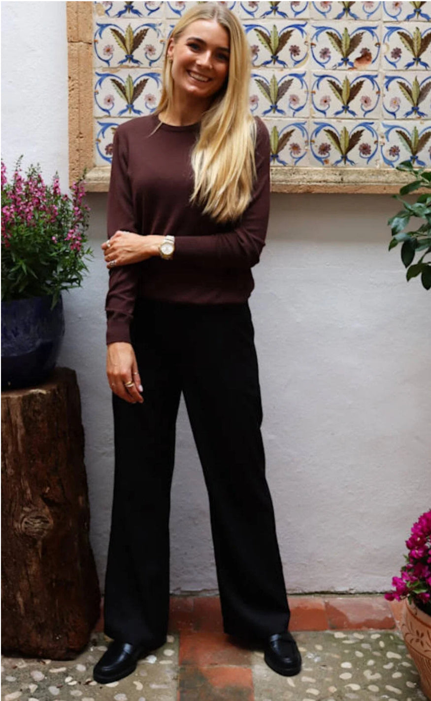 Liberte Bluse - Vivi - Brown