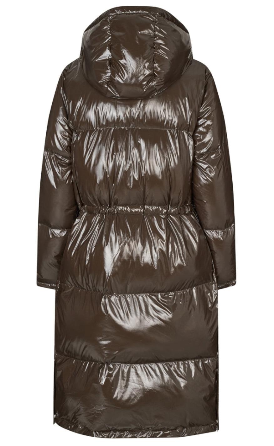 Lollys Laundry Jakke - Willa Long - Dark Mokka Mode