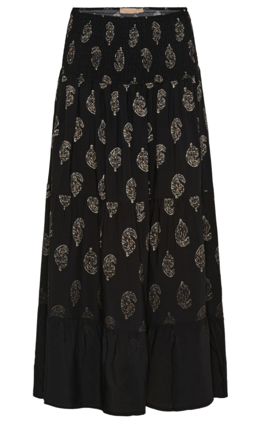 Marta Du Chateau Nederdel - Princess - Black Faded Online Hot Salg