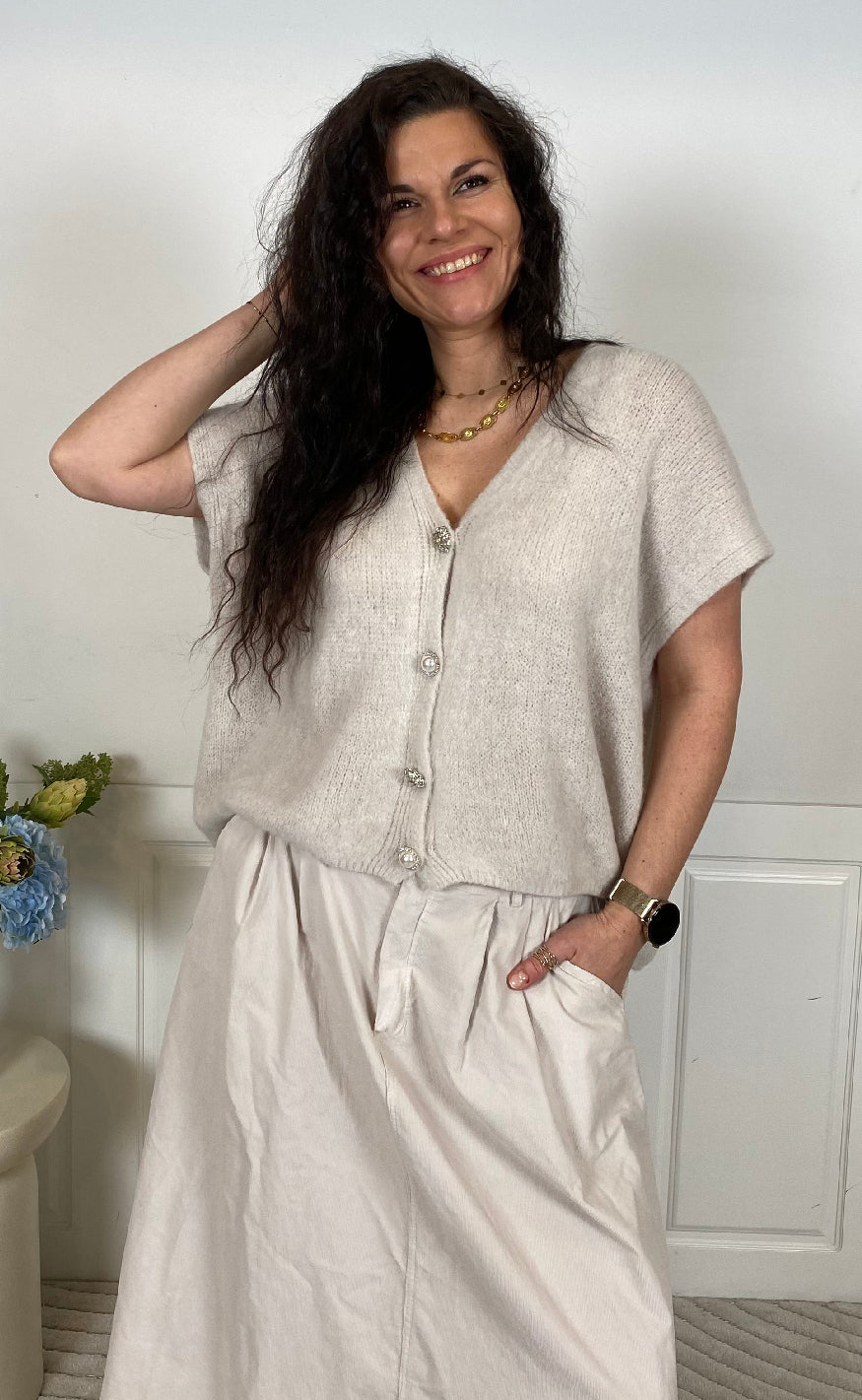 Marta Du Chateau Strik - Cassia Knit - Beige