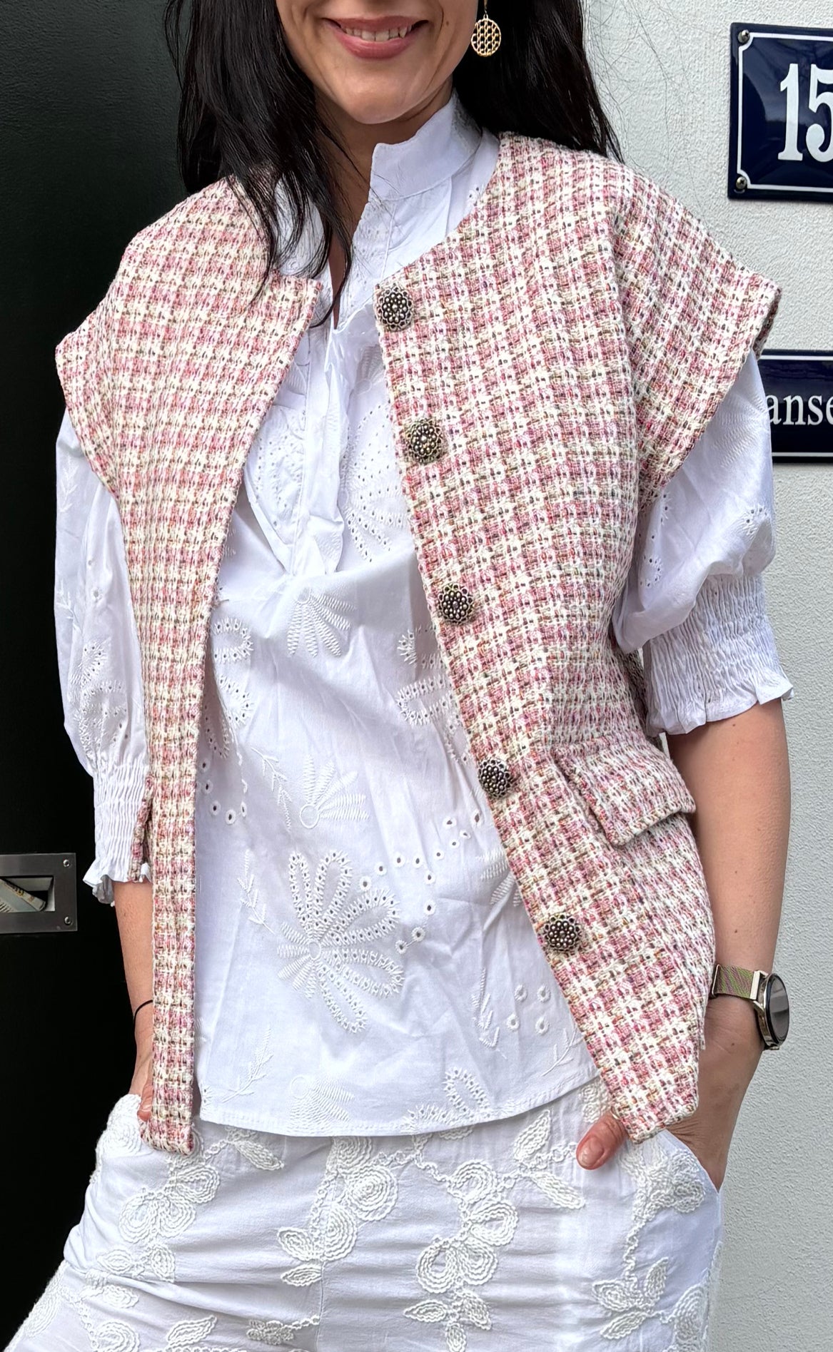 Marta Du Chateau Vest - Loretta - Rose