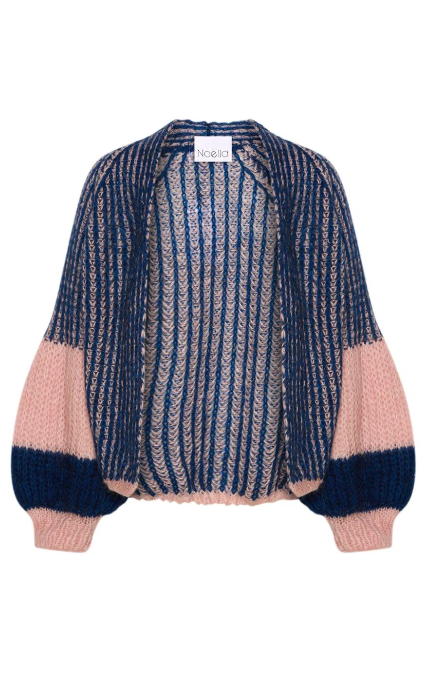 Noella Cardigan - Liana - Rose/Navy