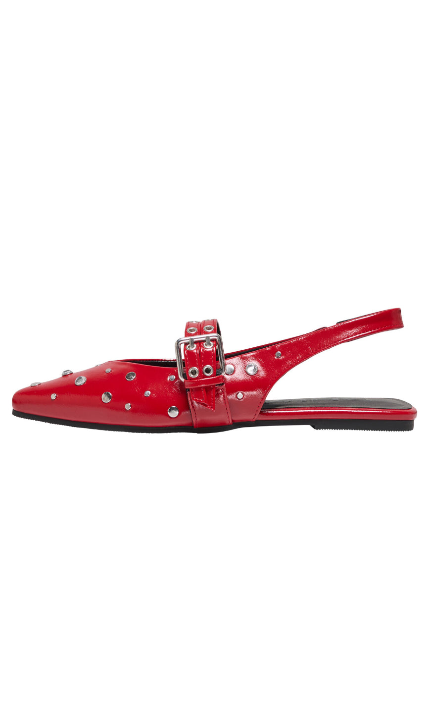 ONLY Ballerinaer - Laura - High Risk Red