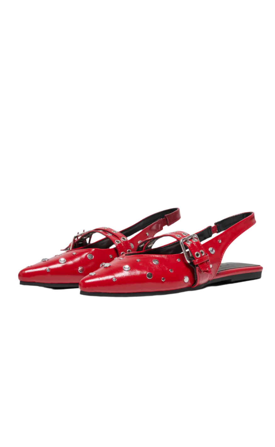 ONLY Ballerinaer - Laura - High Risk Red